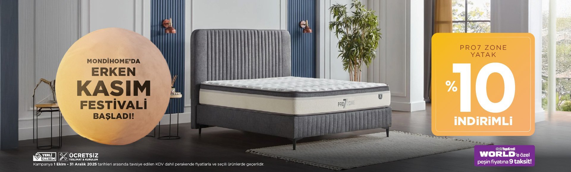 Pro 7 Zone Yatak %10 İndirimli