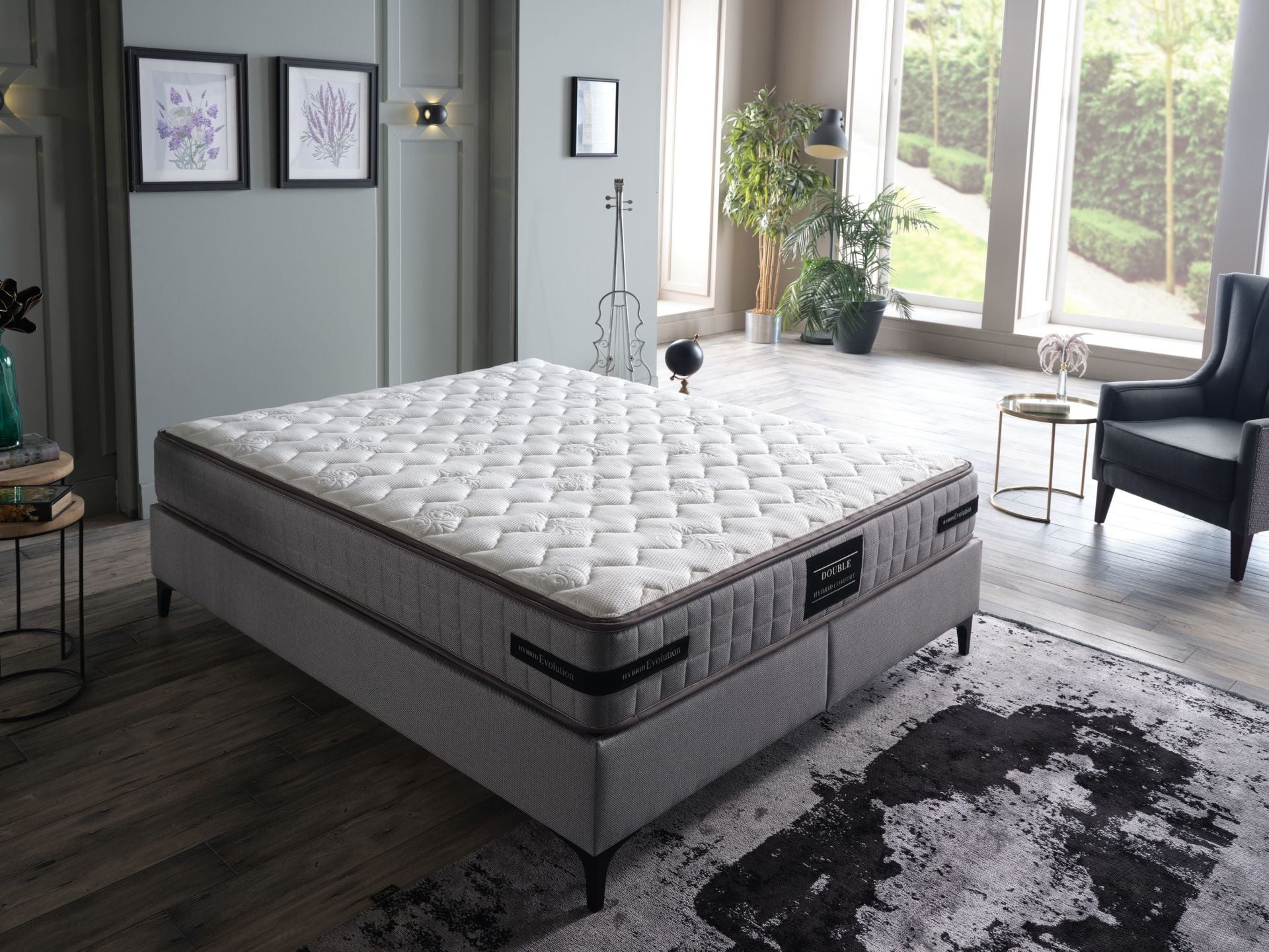 Double Hybrid Comfort Yatak 180X200