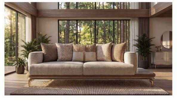 Olivia Sehpalı Sol Üçlü Koltuk