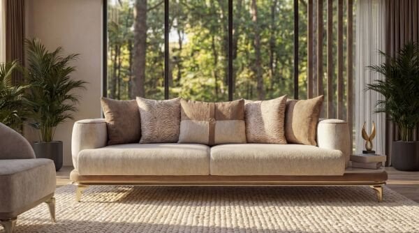 Olivia Sehpalı Sol Üçlü Koltuk