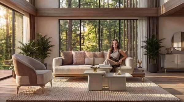 Olivia Kısa Yan Sehpa