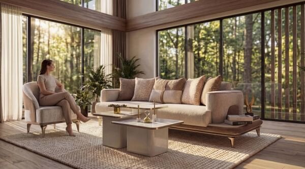 Olivia Kısa Yan Sehpa