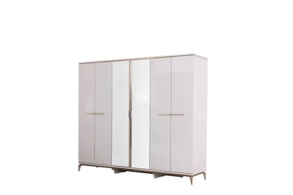 Olivia 6 Kapaklı Gardırop