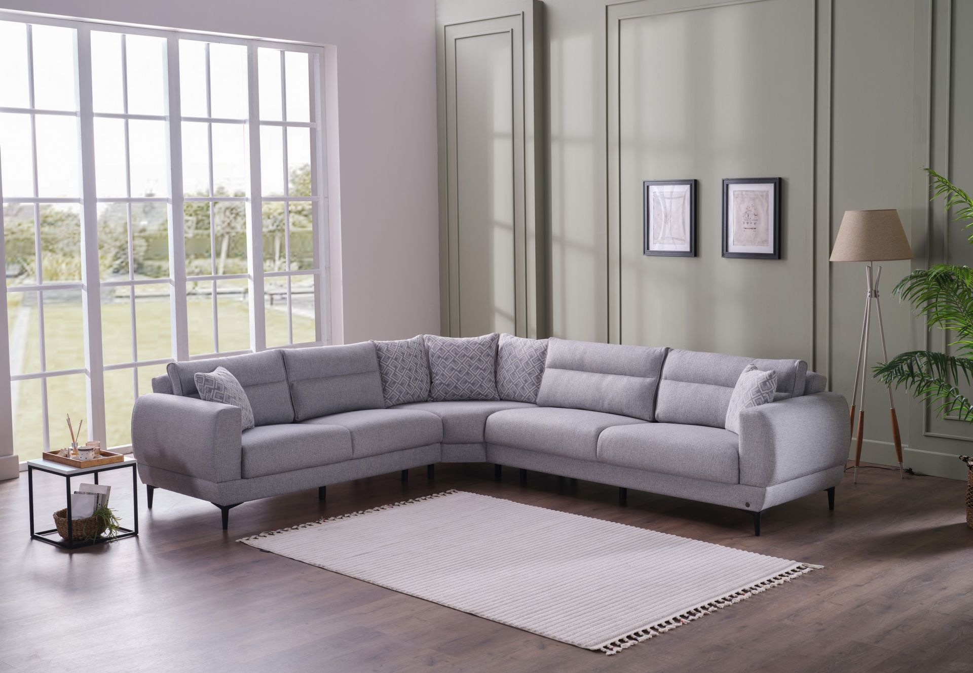 Metropol X V Köşe Koltuk(K+3+2) Gri | Mondihome