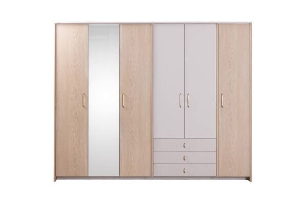 Japandi Legno 6 Kapaklı Gardırop