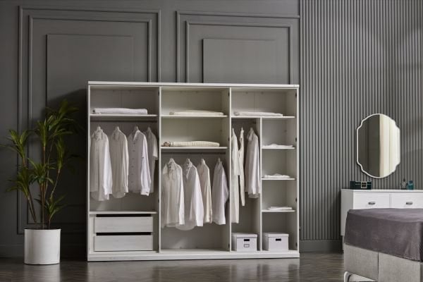 Bianco 6 Kapaklı Gardırop