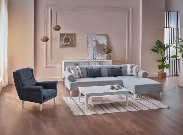 Bianco Sol L Köşe Koltuk(Uz+2)