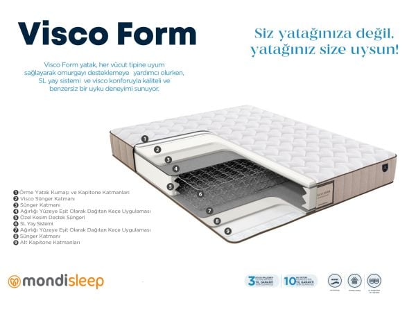 Visco Form Yatak 150X200