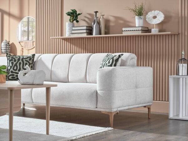 Santa Koltuk Takımı - Krem, Yeşil