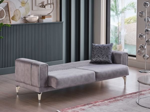 Perissa Koltuk Takımı - Gri, Gül Kurusu