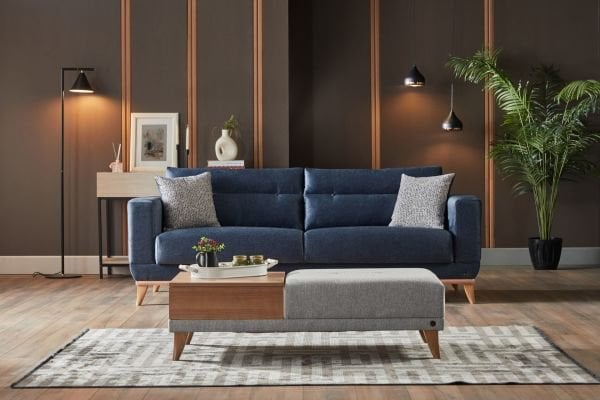 Metropol Koltuk Takımı - Gri, Lacivert