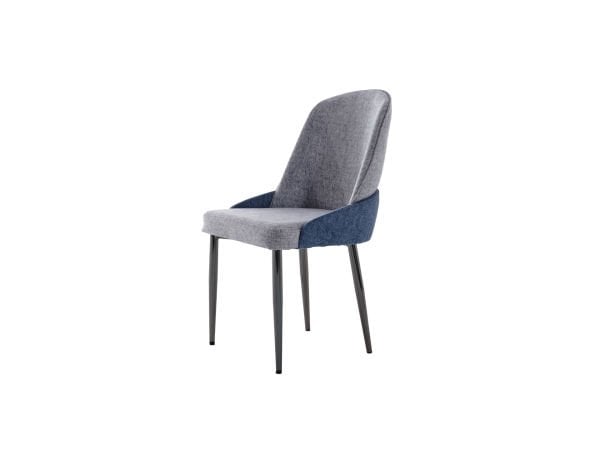 Clary 2'li 6504 Sandalye Mavi