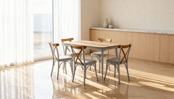 Matris Mutfak Masa Takımı-Meşe