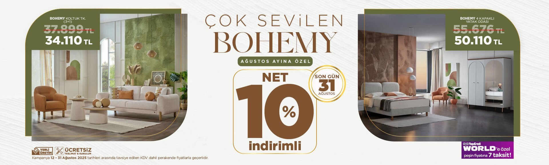 Bohemy Konsept İndirim