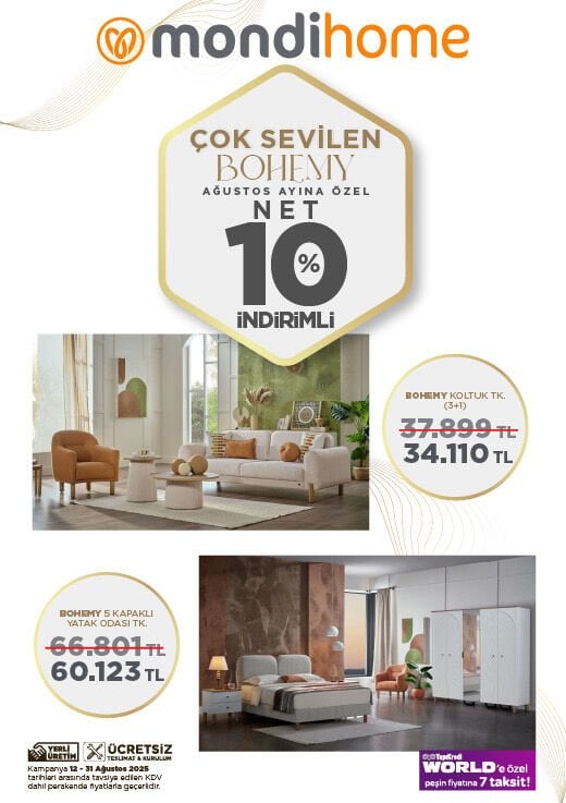 Bohemy Konsept İndirim