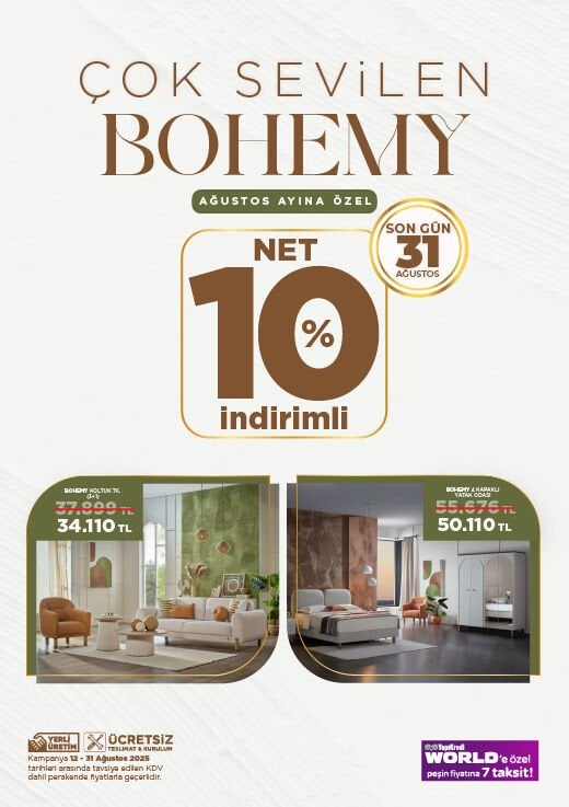 Bohemy Konsept İndirim