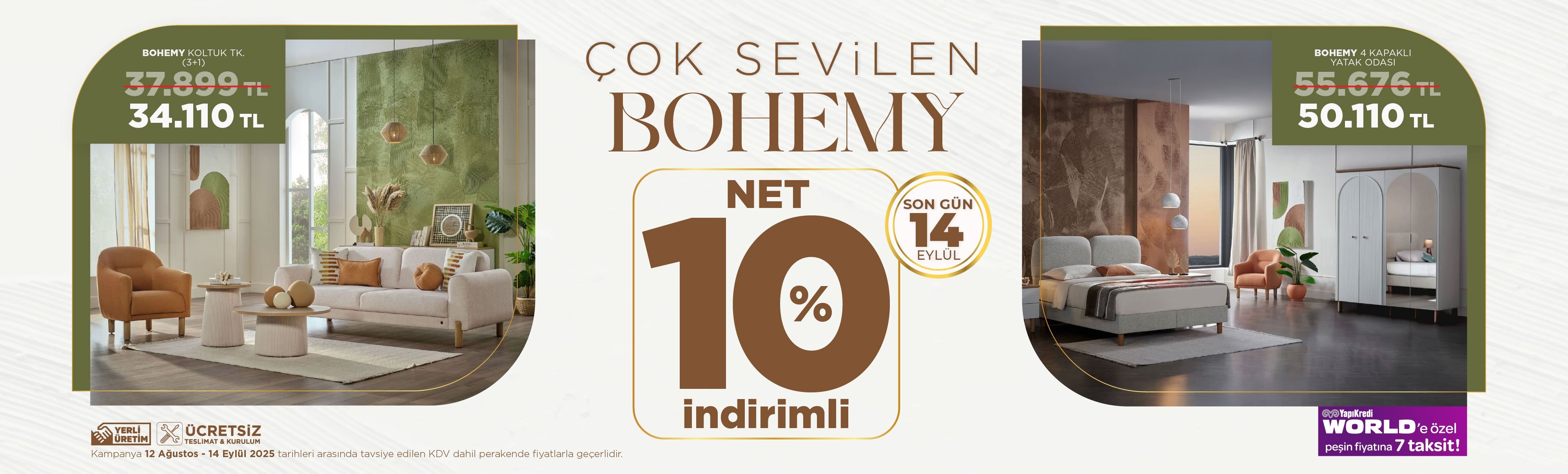 Bohemy Konsept İndirim