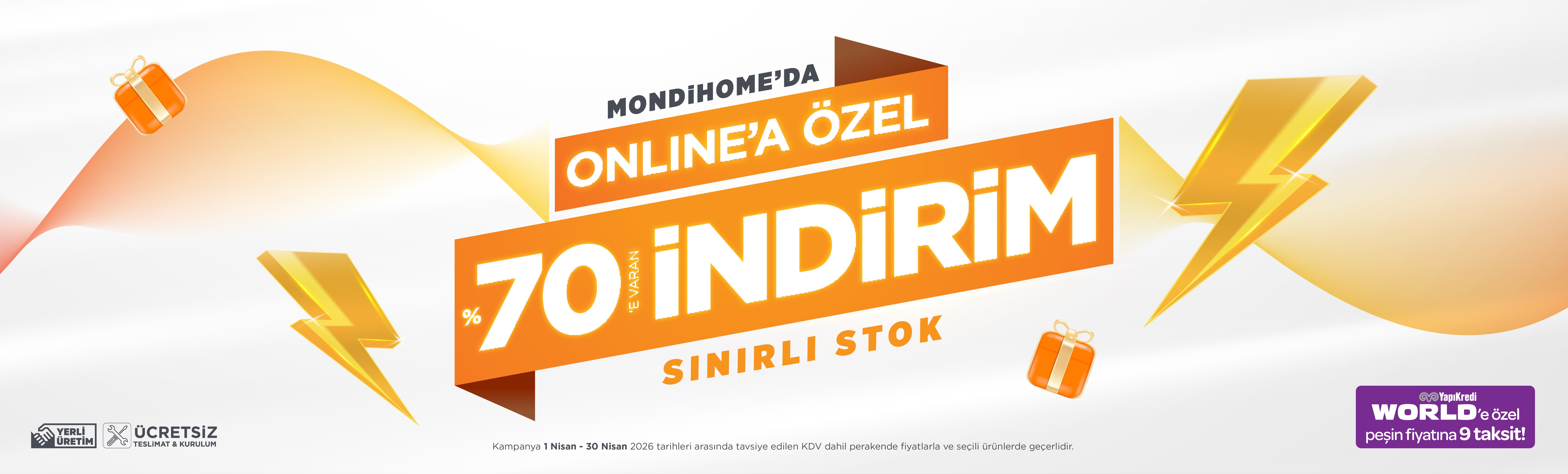 %70'e Varan İndirimler