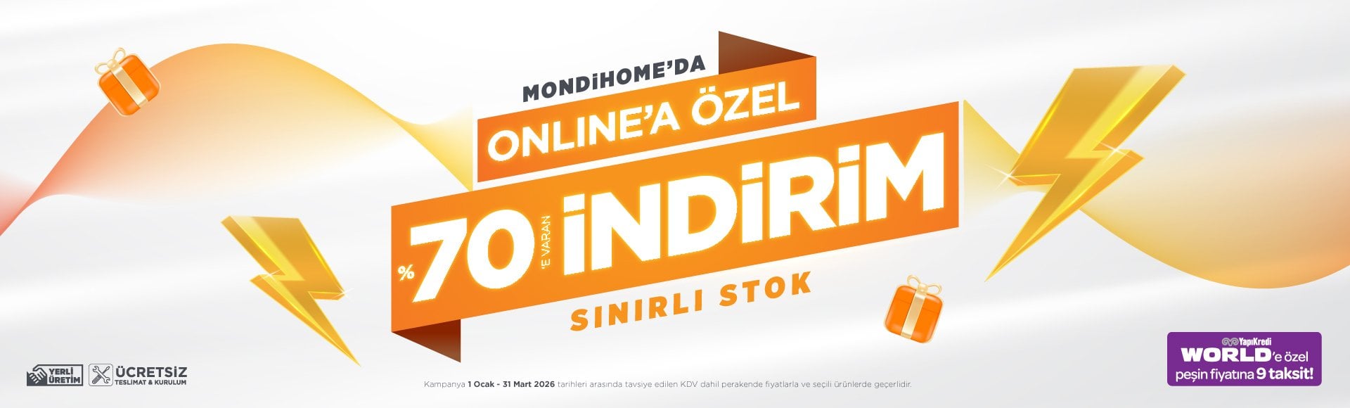 %70'e Varan İndirimler