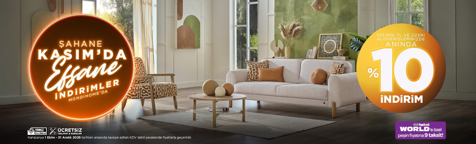 World'e Özel Peşin Fiyatına 9 Taksit